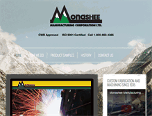 Tablet Screenshot of monasheemfg.com
